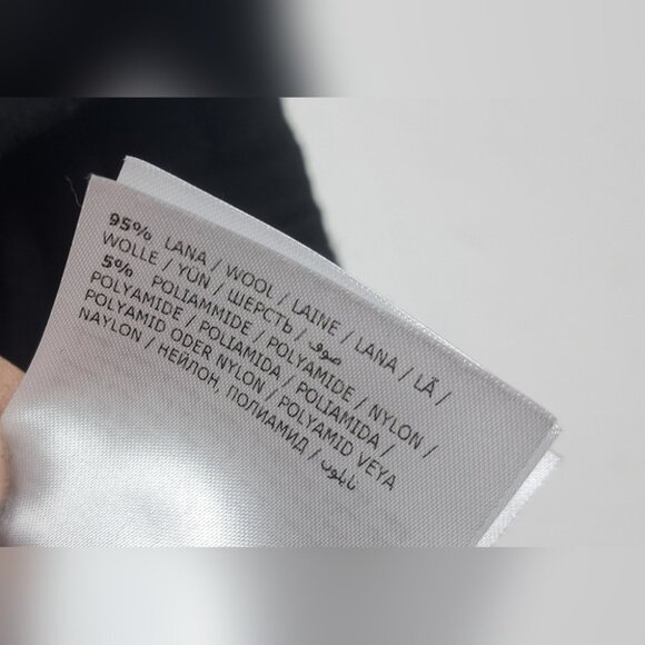 Moncler Men's Sweatpants Wool Nylon Black Size XS 28-31W - Picture 13 of 14